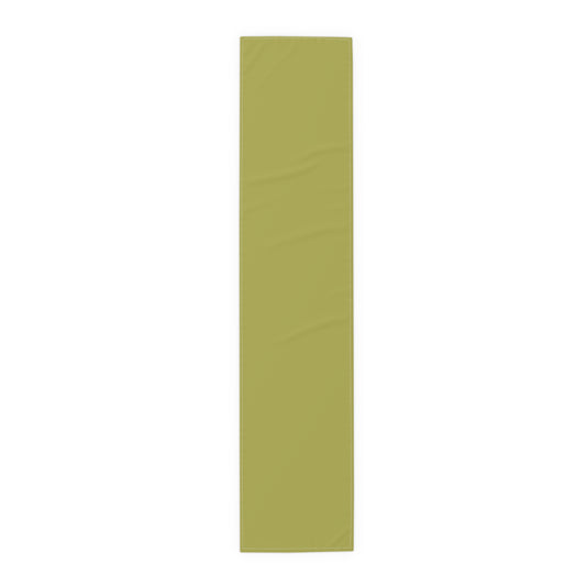 True Holiday Perennial Green Solids Table Runner
