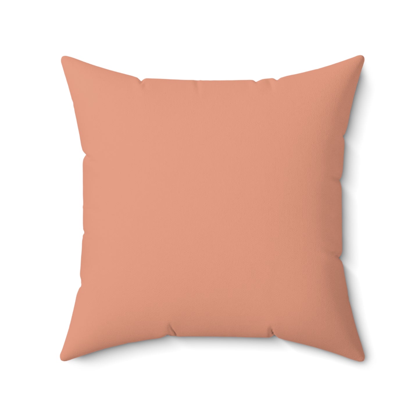 True Holiday Coral Spice Orange Solids 20" Square Throw Pillow