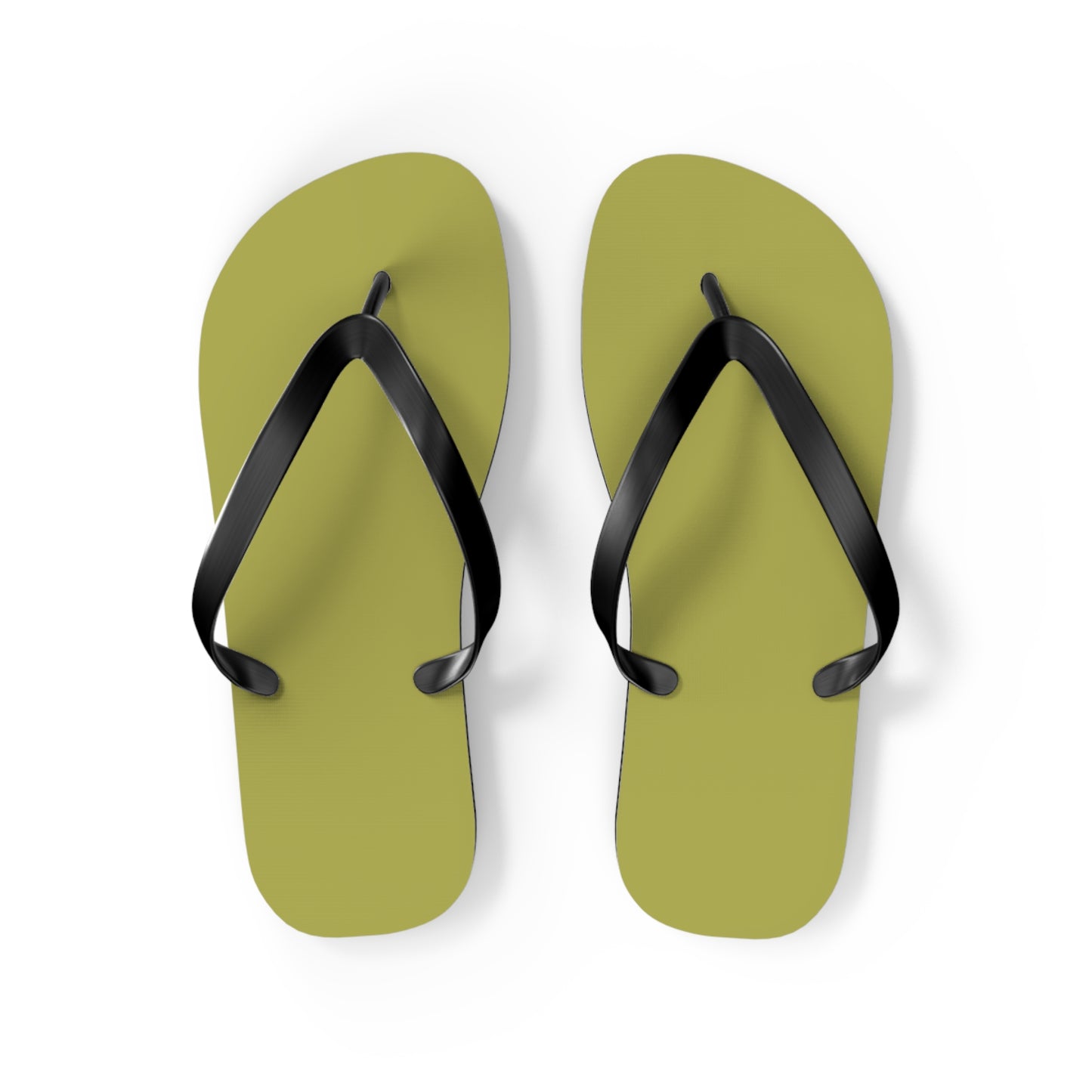 True Holiday Perennial Green Solids Flip Flops