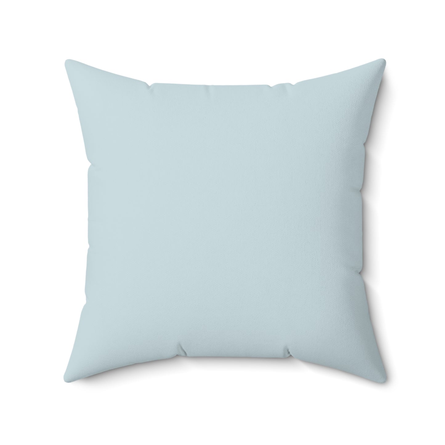 True Holiday Polar Sky Blue Solids 20" Square Throw Pillow