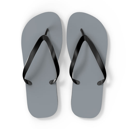 True Holiday Gray Cardigan Gray Solids Flip Flops