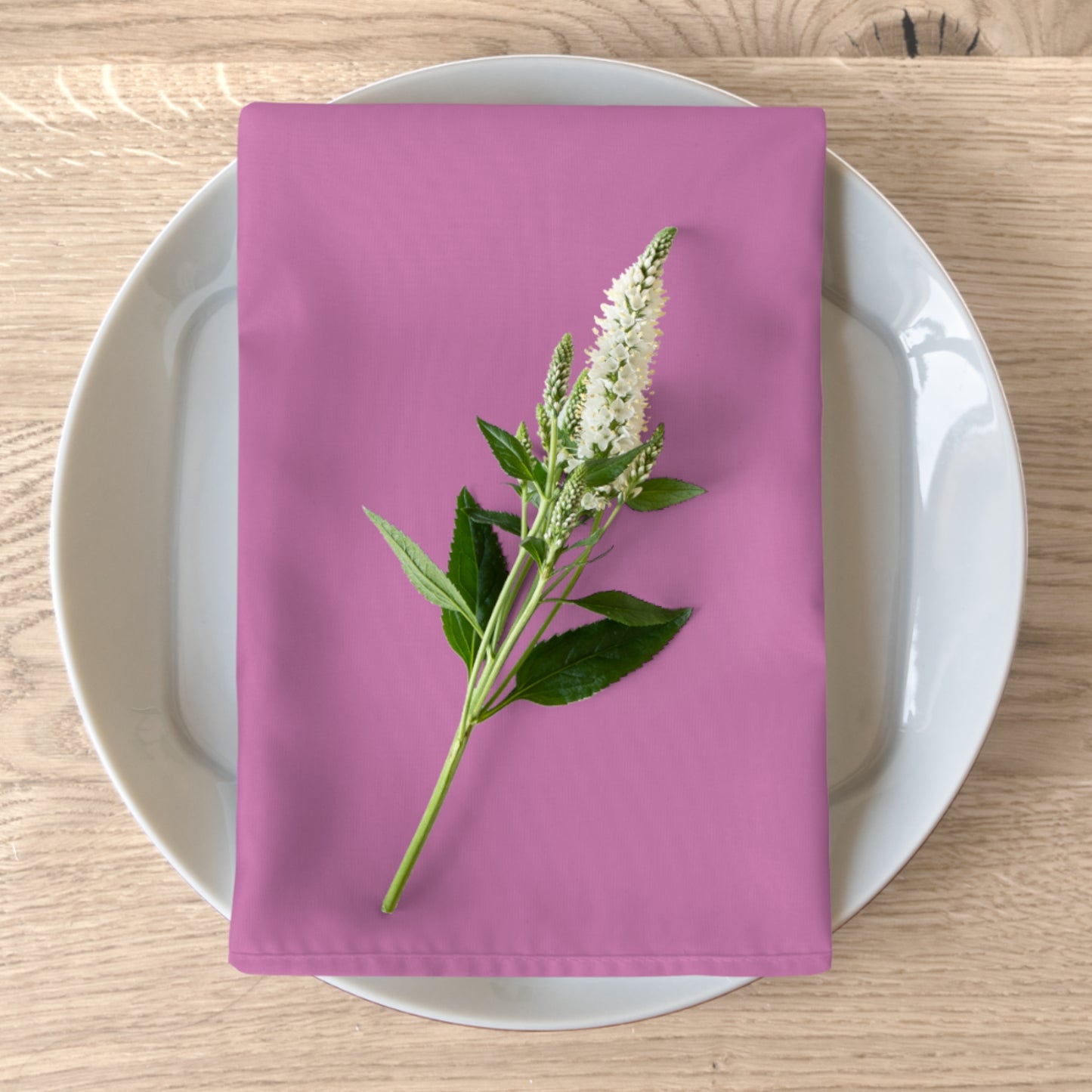 True Holiday Spring Azalea Red Solids Solids Napkins
