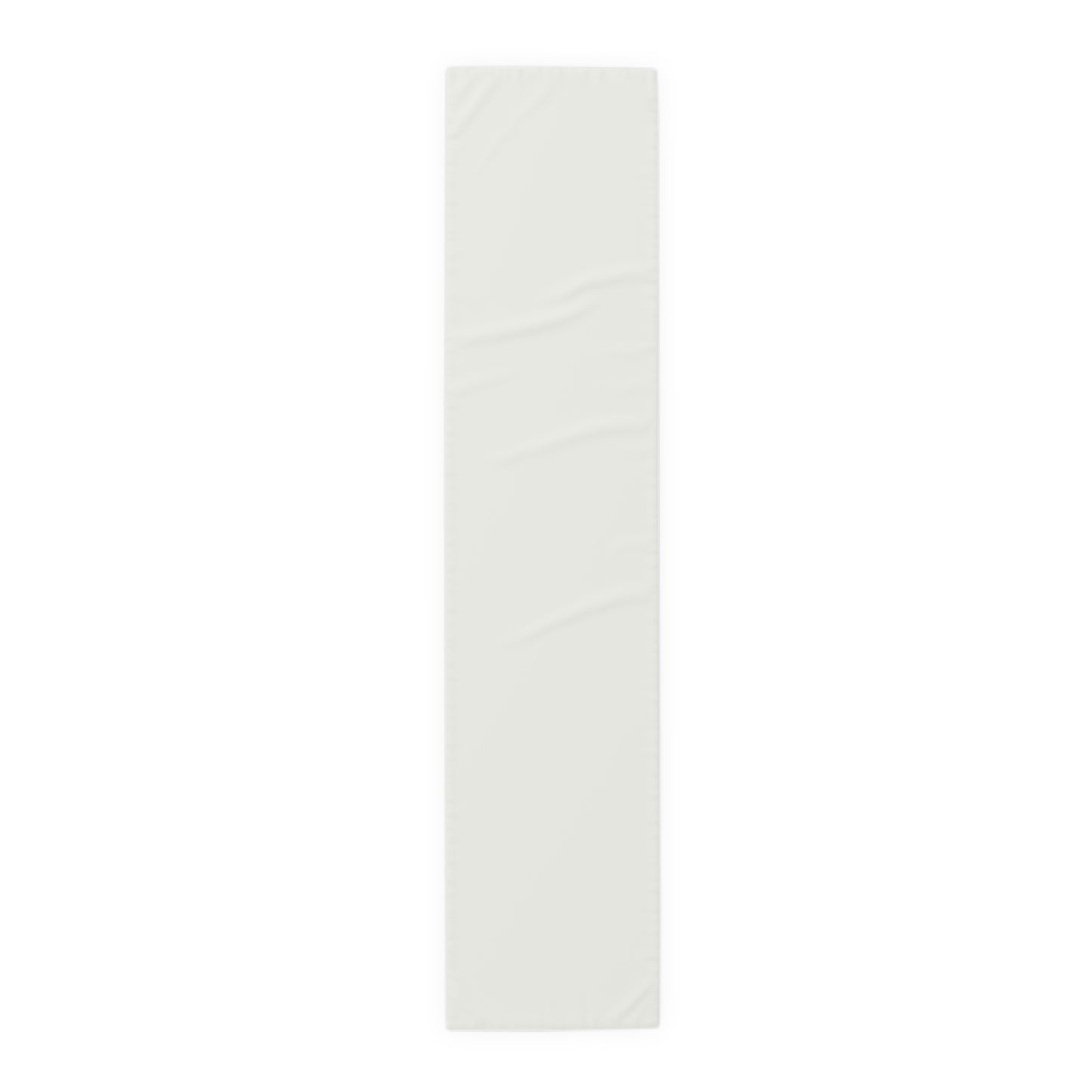 True Holiday White Heron White Solids Table Runner