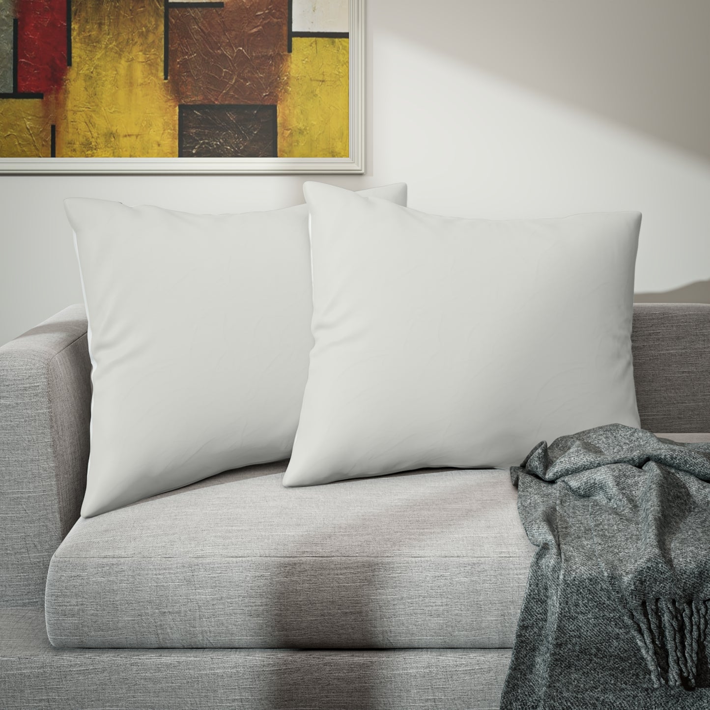 True Holiday White Heron White Solids Pillow Sham