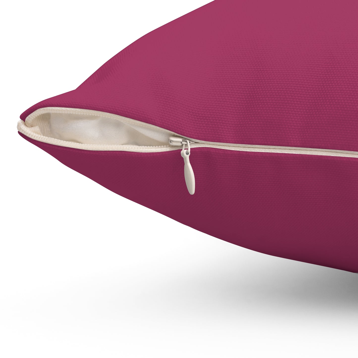 True Holiday Gypsy Pink Red Solids 18" Square Throw Pillow