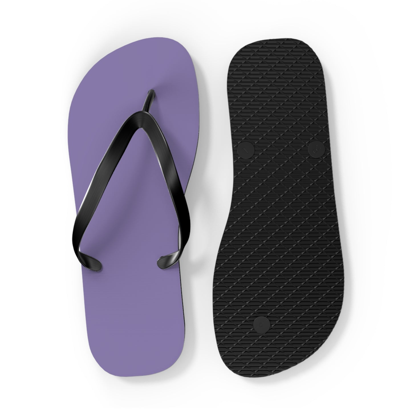 True Holiday Charmed Violet Purple Solids Flip Flops
