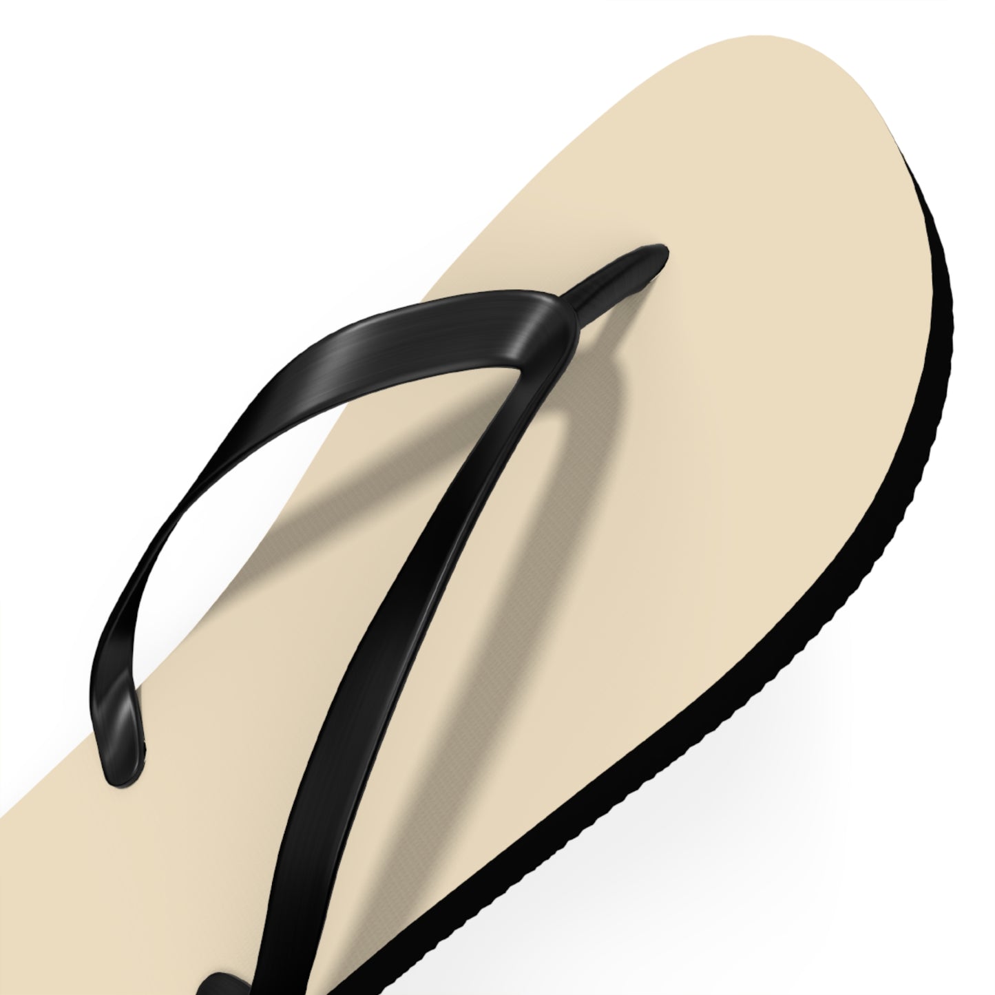 True Holiday Ivory Lustre Yellow Solids Flip Flops