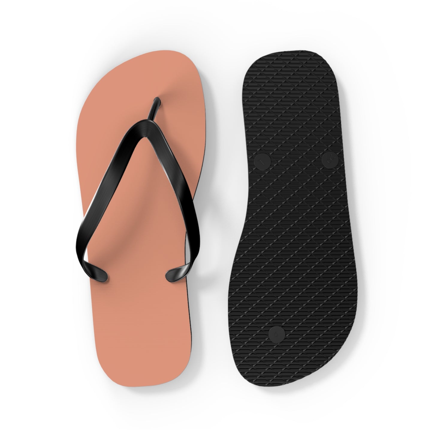 True Holiday Coral Spice Orange Solids Flip Flops