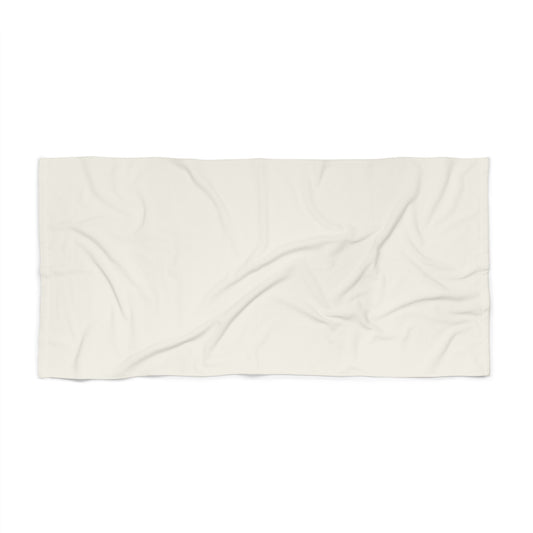 True Holiday White Dove White Solids Beach & Pool Towel