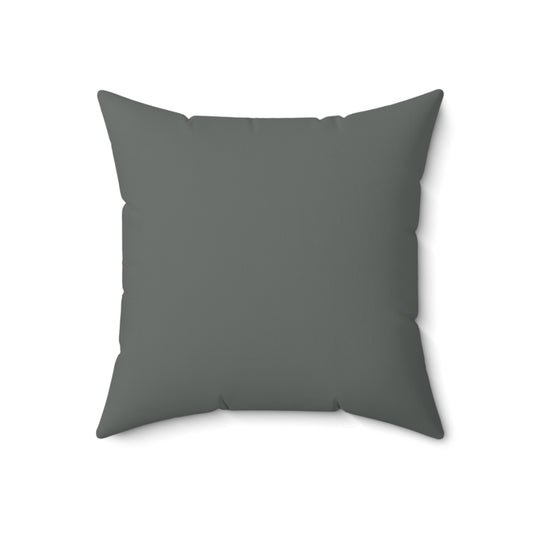 True Holiday Kitty Gray Gray Solids 18" Square Throw Pillow