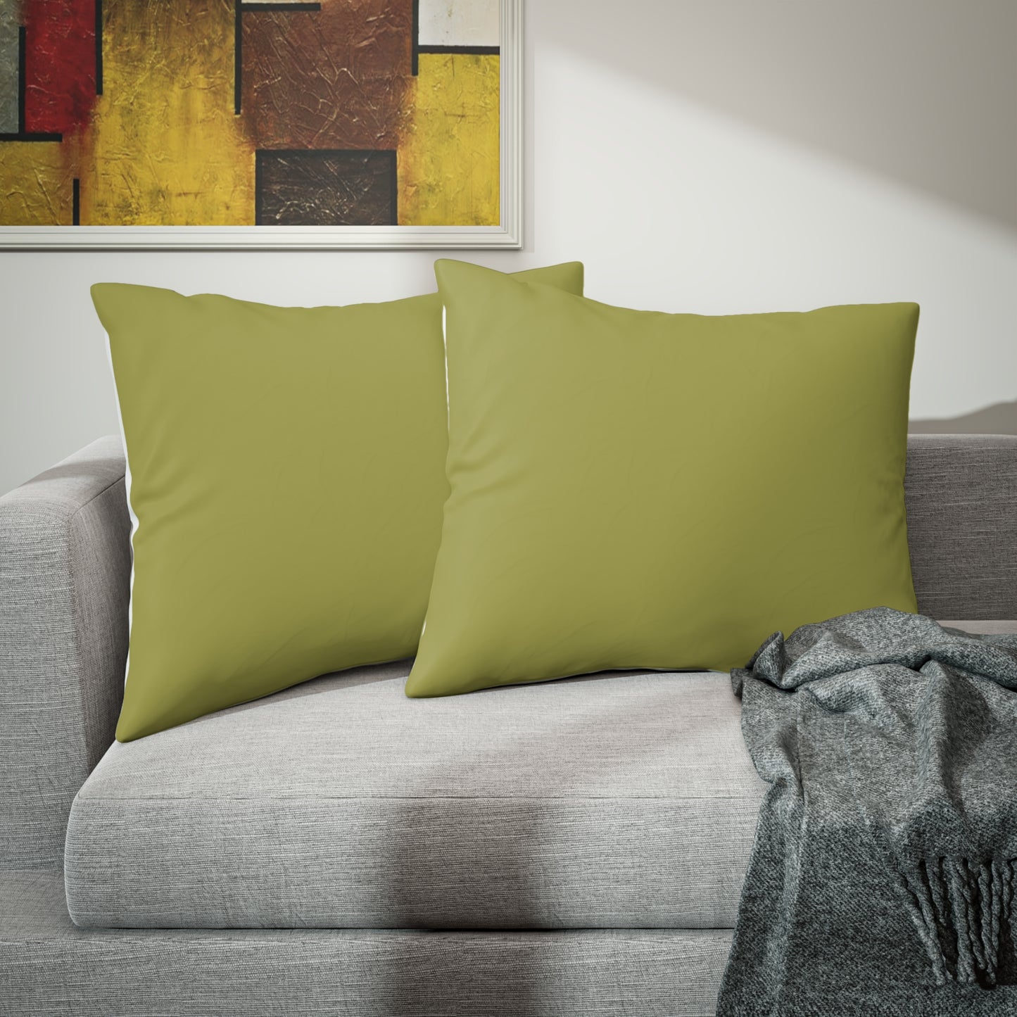 True Holiday Perennial Green Solids Pillow Sham