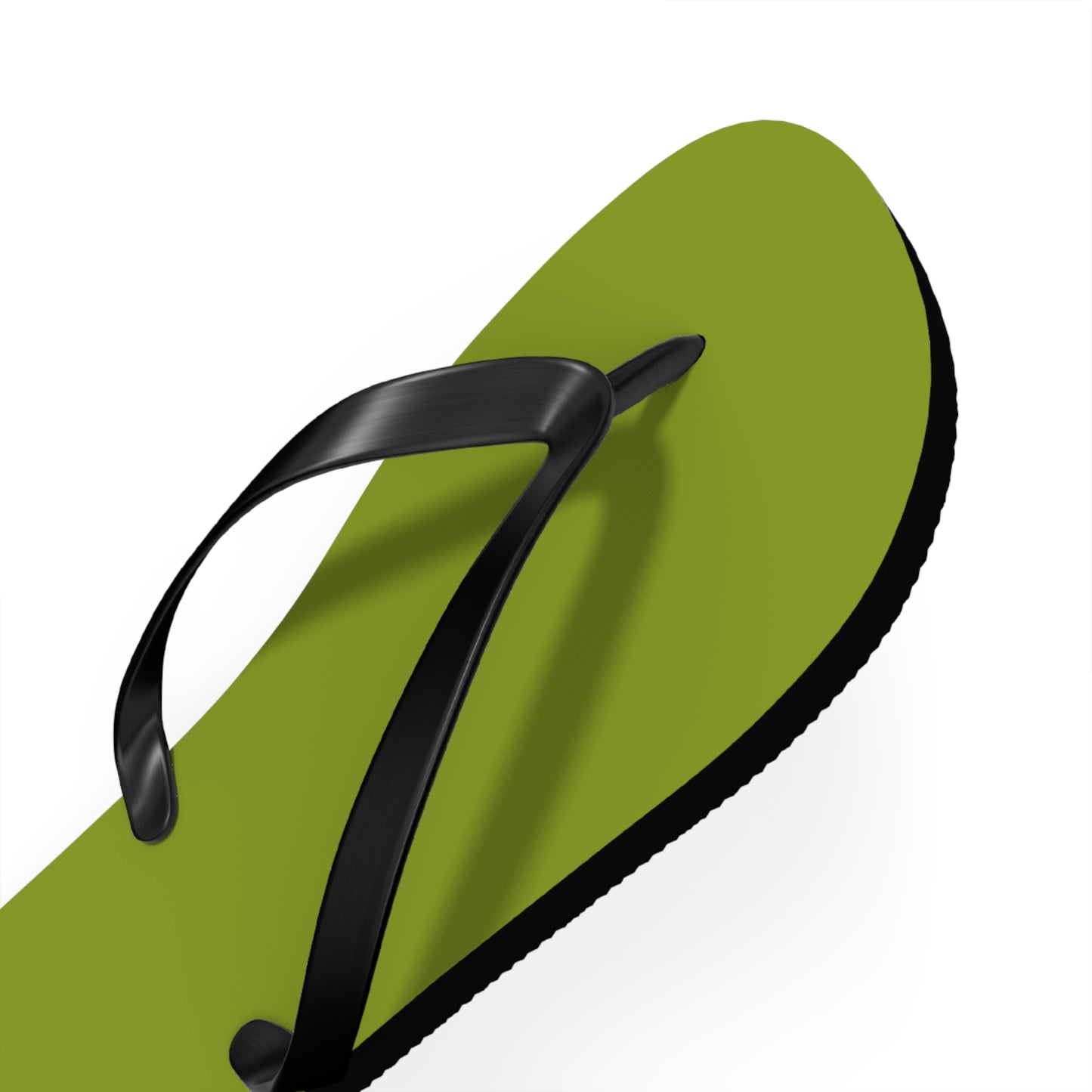 True Holiday Iguana Green Solids Flip Flops