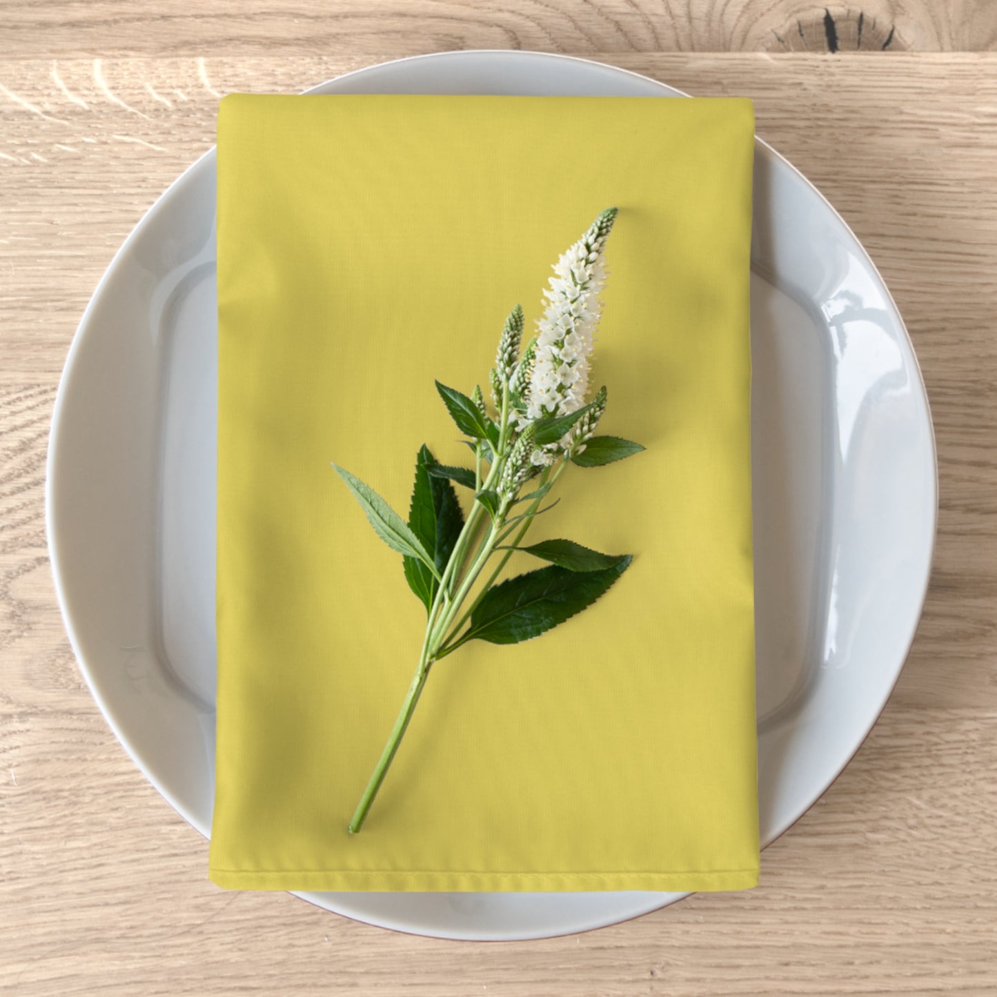 True Holiday Limelight Green Solids Napkins
