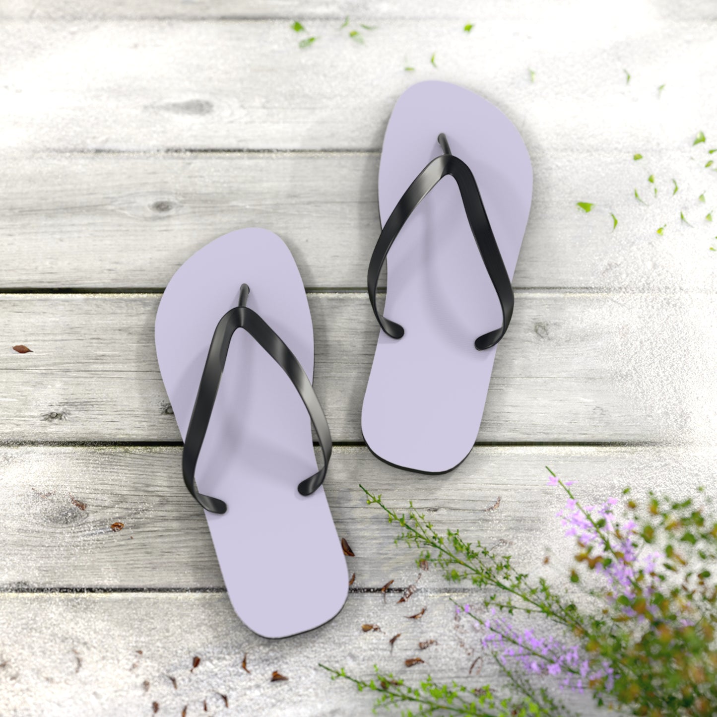 True Holiday Grape Ice Purple Solids Flip Flops