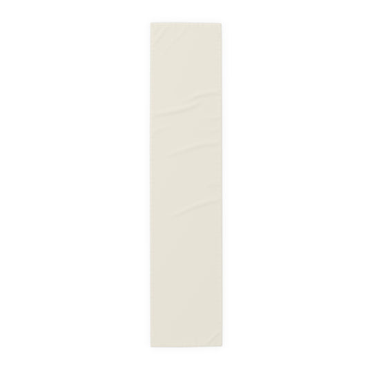 True Holiday White Cloud White Solids Table Runner