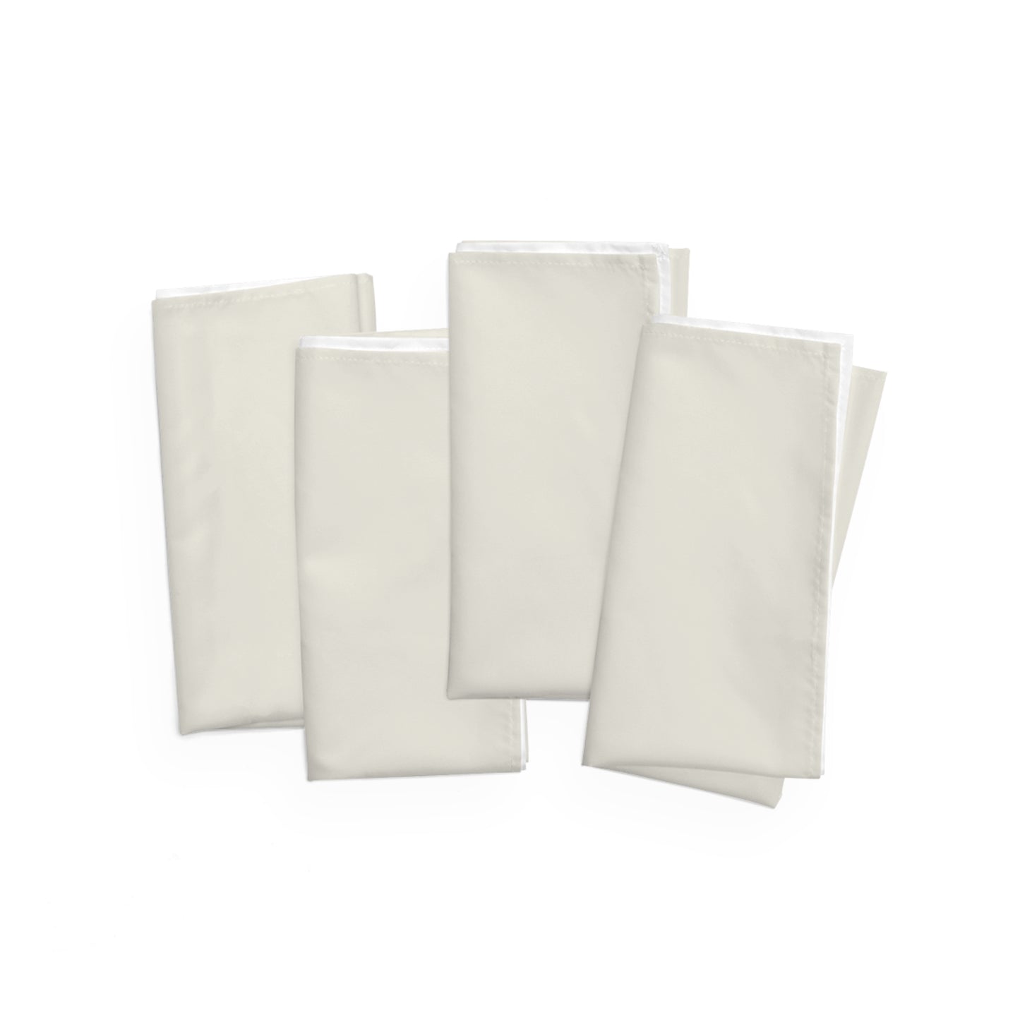 True Holiday Swiss Coffee White Solids Napkins