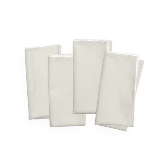 True Holiday Swiss Coffee White Solids Napkins