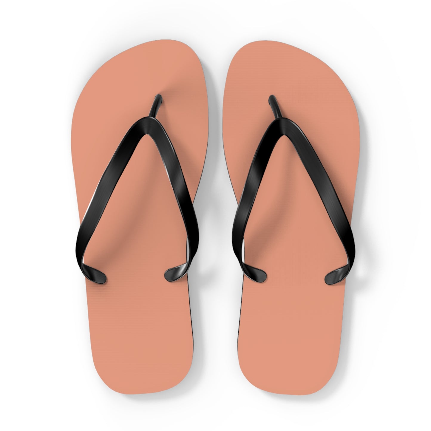 True Holiday Coral Spice Orange Solids Flip Flops