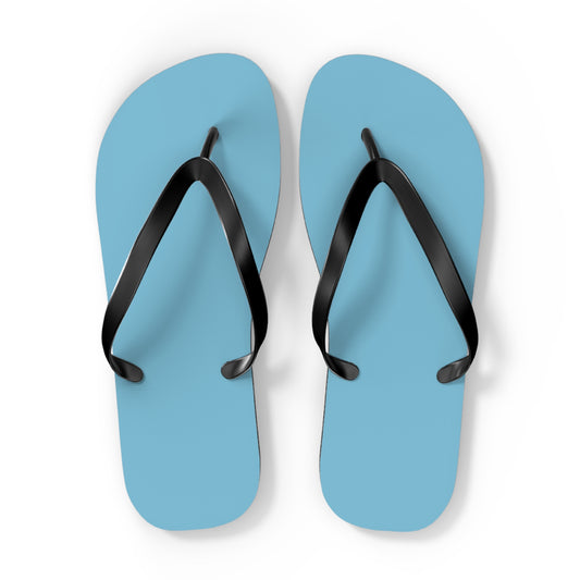 True Holiday Aquarium Blue Blue Solids Flip Flops