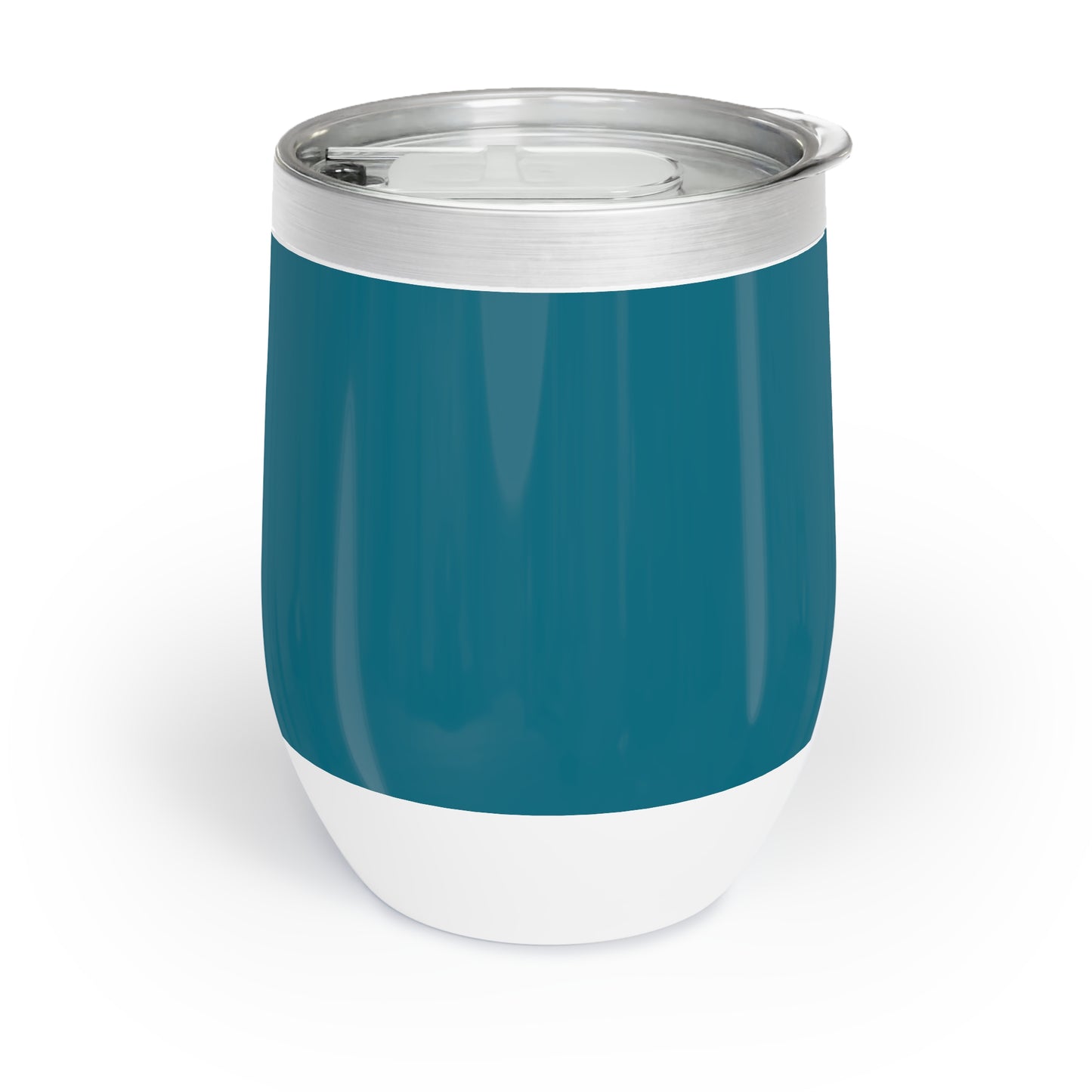 True Holiday Deep Ocean Blue Solids Chill Wine Tumbler