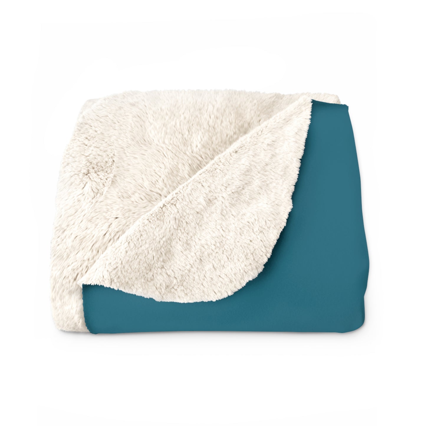 True Holiday Deep Ocean Blue Solids Throw Blanket