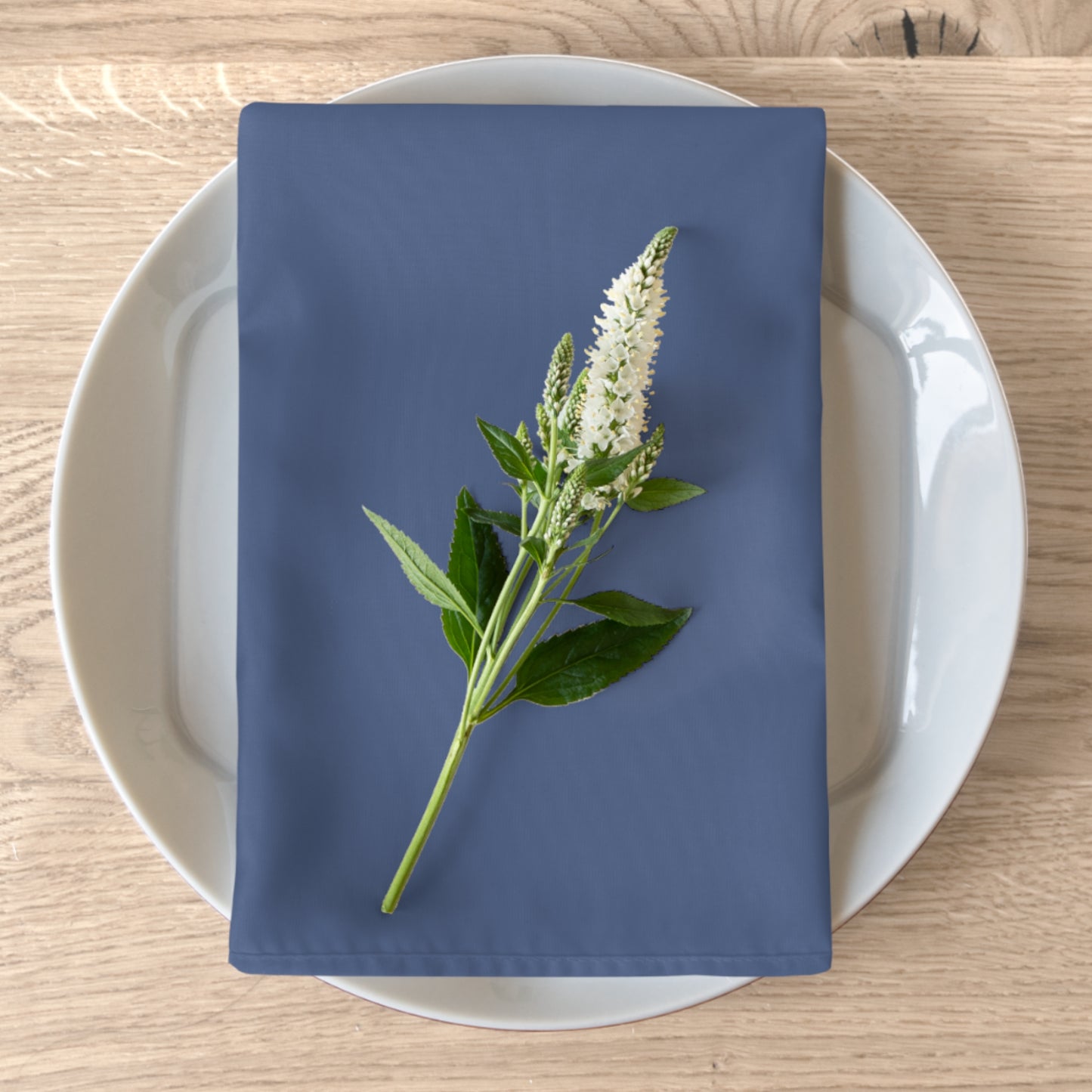 True Holiday Blue Nova Blue Solids Napkins