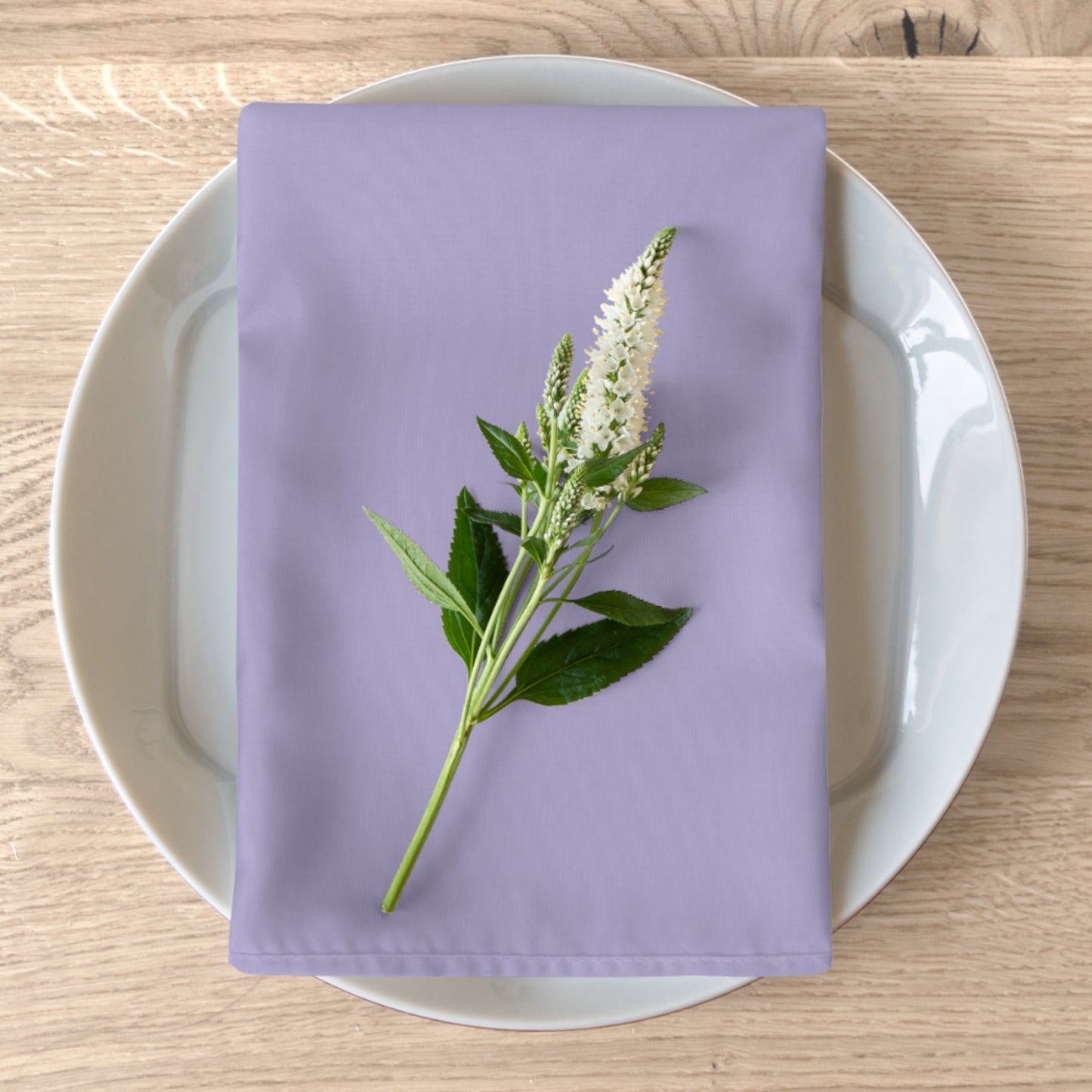True Holiday Heather Plum Purple Solids Napkins