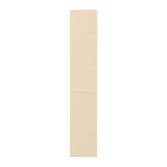 True Holiday Ivory Lustre Yellow Solids Table Runner