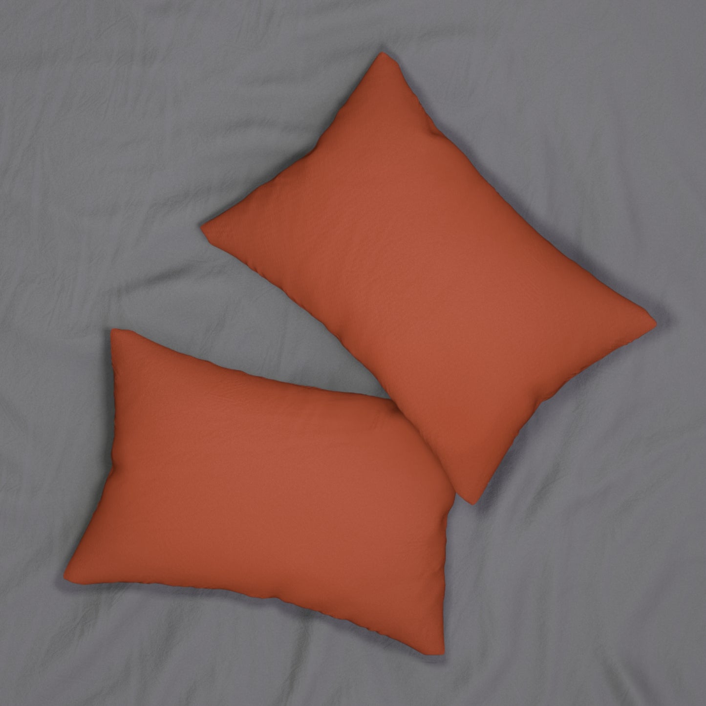 True Holiday Fireball Orange Solids 20" x 14" Rectangular Throw Pillow