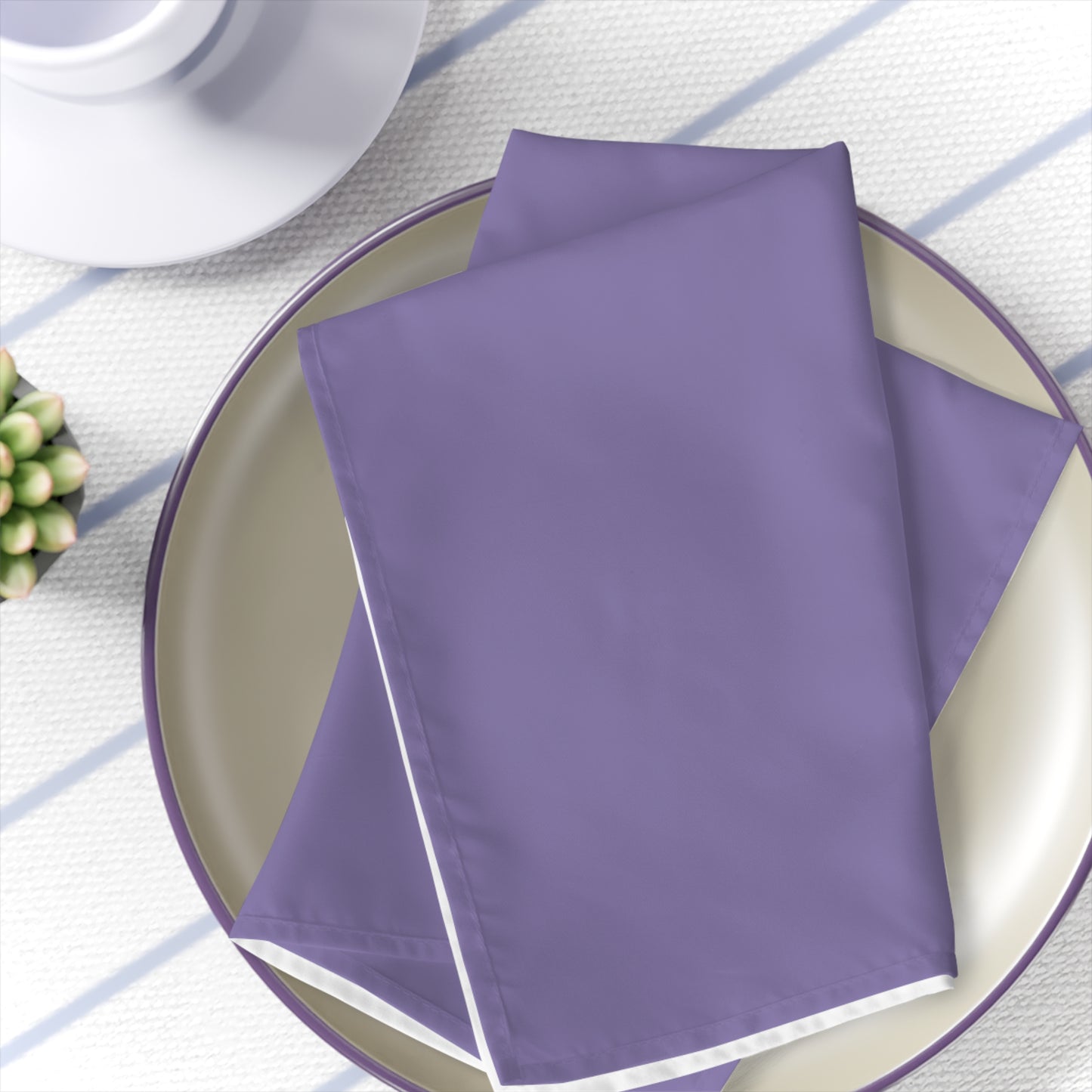True Holiday Charmed Violet Purple Solids Napkins