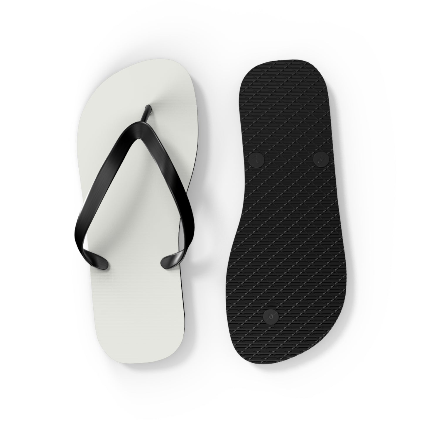 True Holiday White Heron White Solids Flip Flops