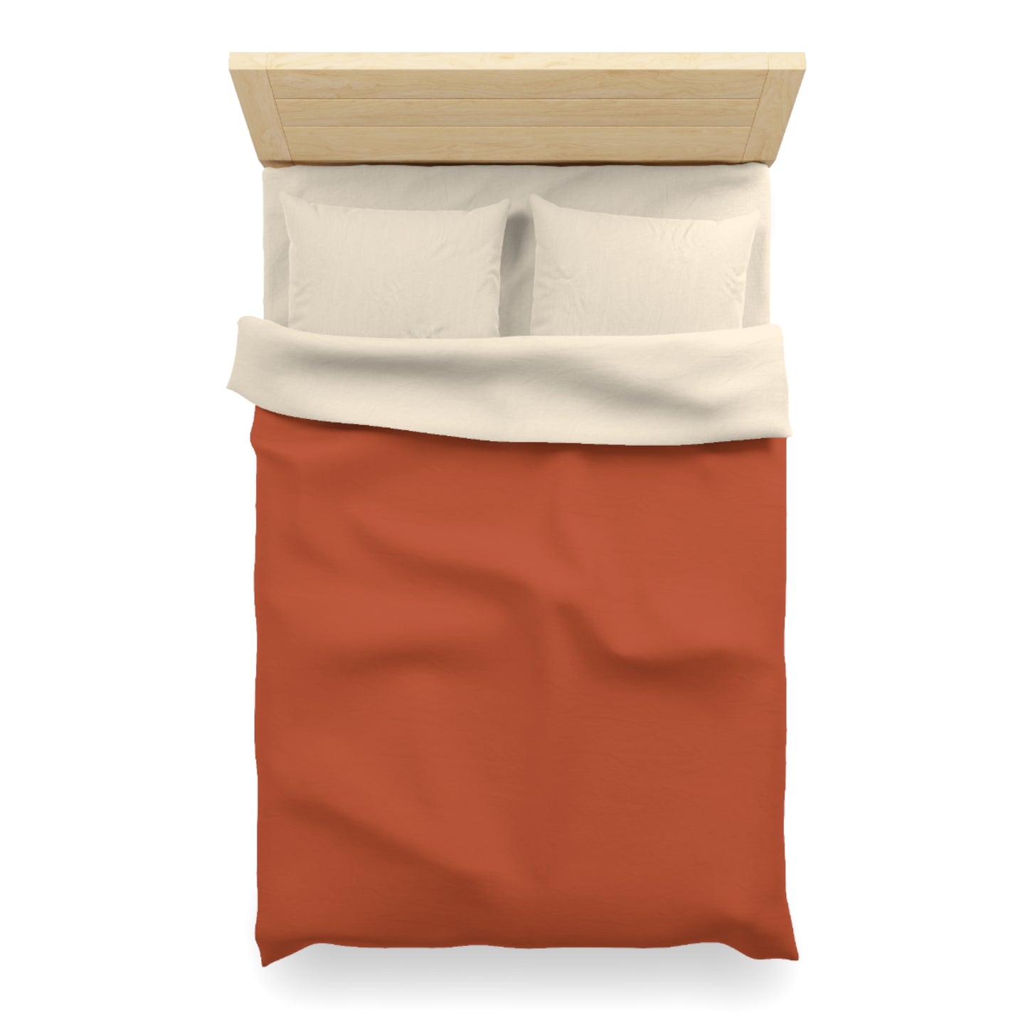 True Holiday Fireball Orange Solids Duvet Cover