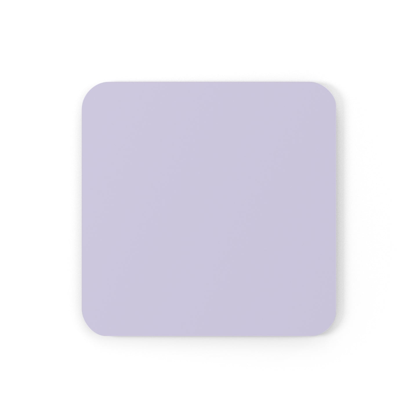 True Holiday Grape Ice Purple Solids Corkwood Coaster Set