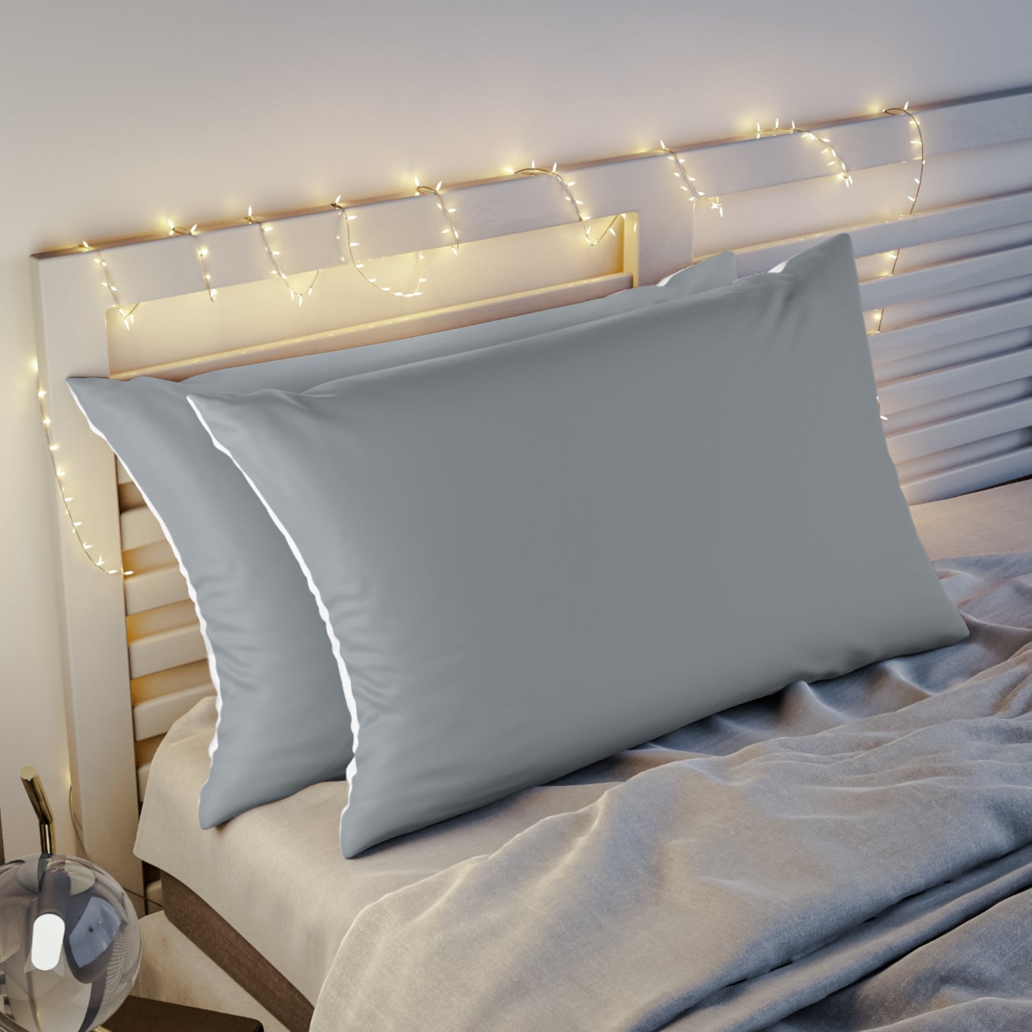 True Holiday Gray Cardigan Gray Solids Pillow Sham