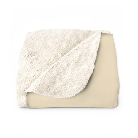 True Holiday Ivory Lustre Yellow Solids Throw Blanket