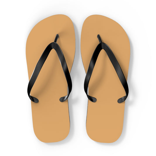 True Holiday Tiger Eye Yellow Solids Flip Flops