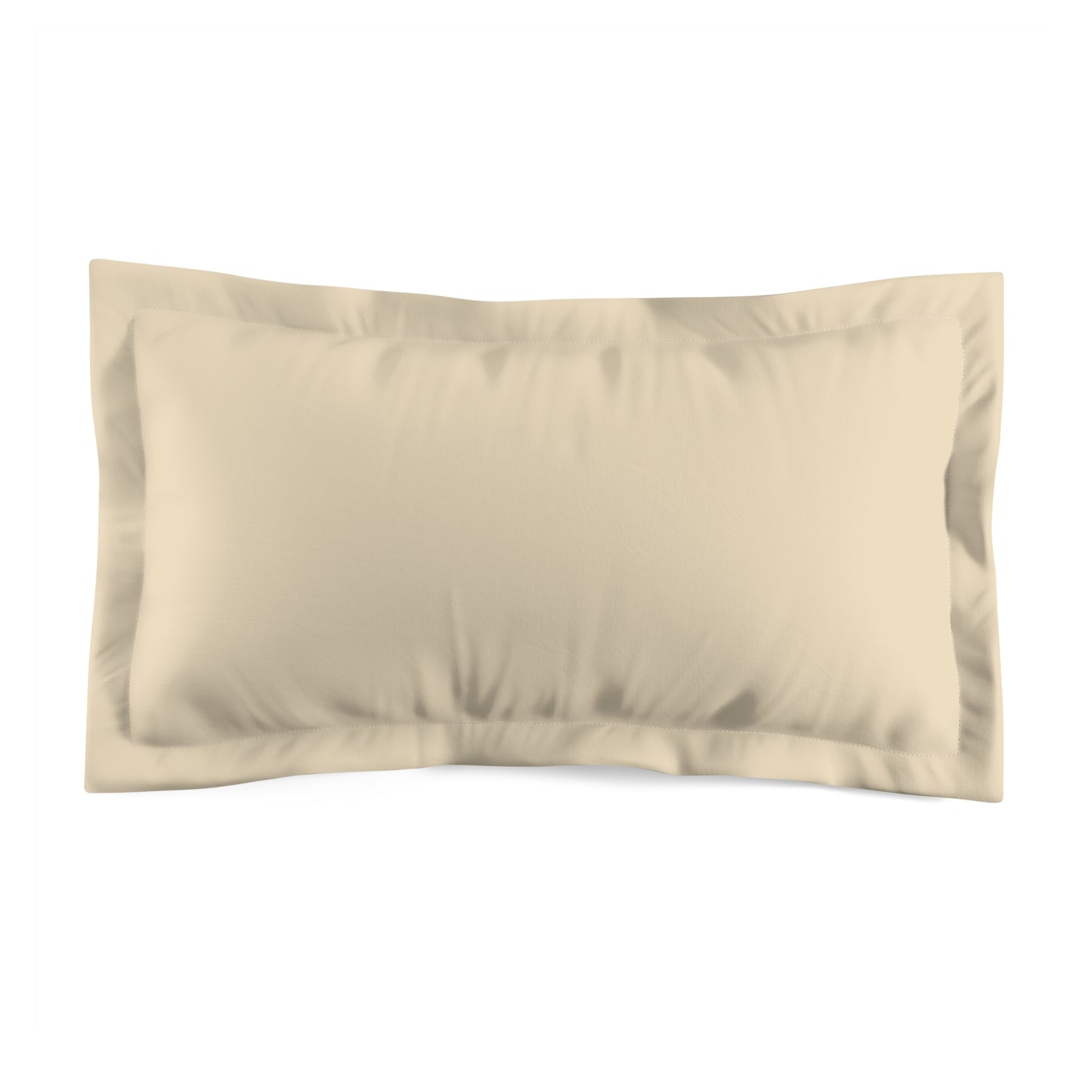 True Holiday Ivory Lustre Yellow Solids Microfiber Pillow Sham
