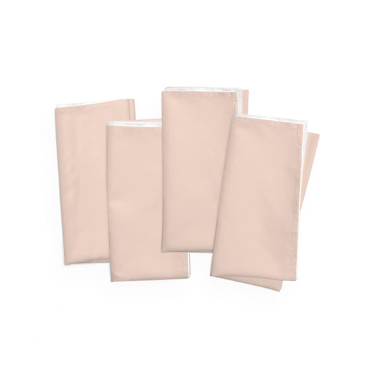 True Holiday Sunlit Coral Orange Solids Napkins