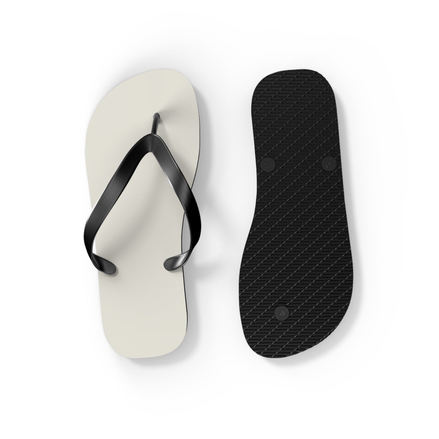 True Holiday Swiss Coffee White Solids Flip Flops