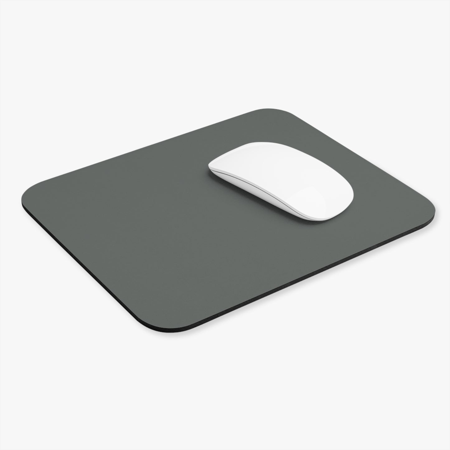 True Holiday Kitty Gray Gray Solids Mouse Pad
