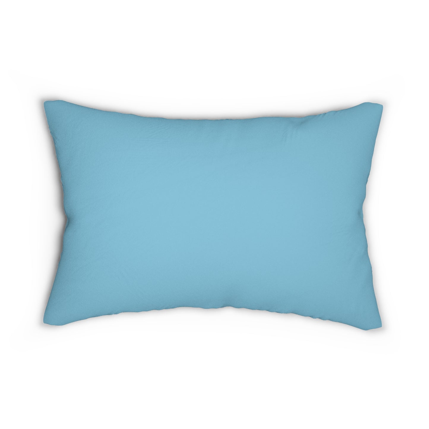 True Holiday Aquarium Blue Blue Solids 20" x 14" Rectangular Throw Pillow
