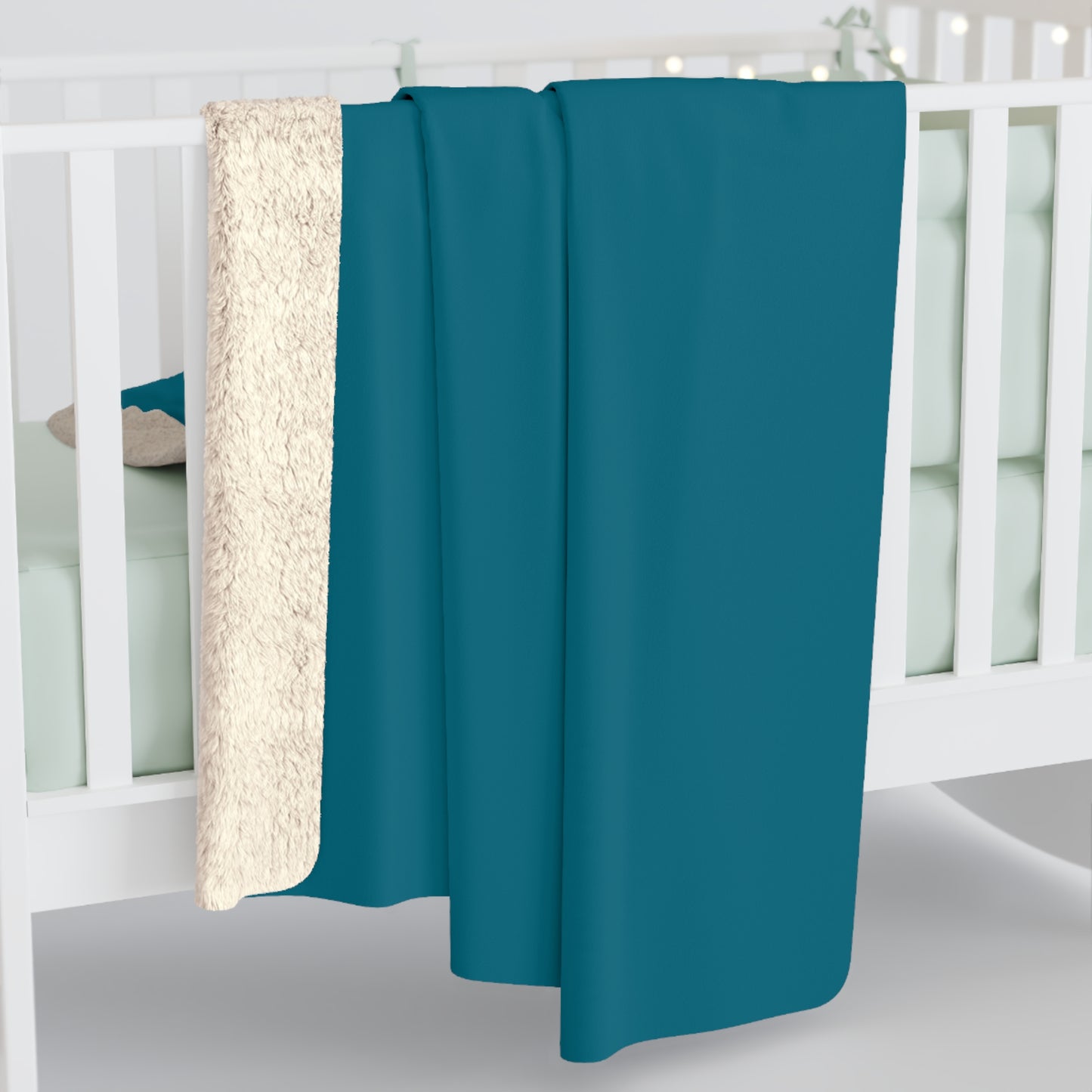 True Holiday Deep Ocean Blue Solids Throw Blanket