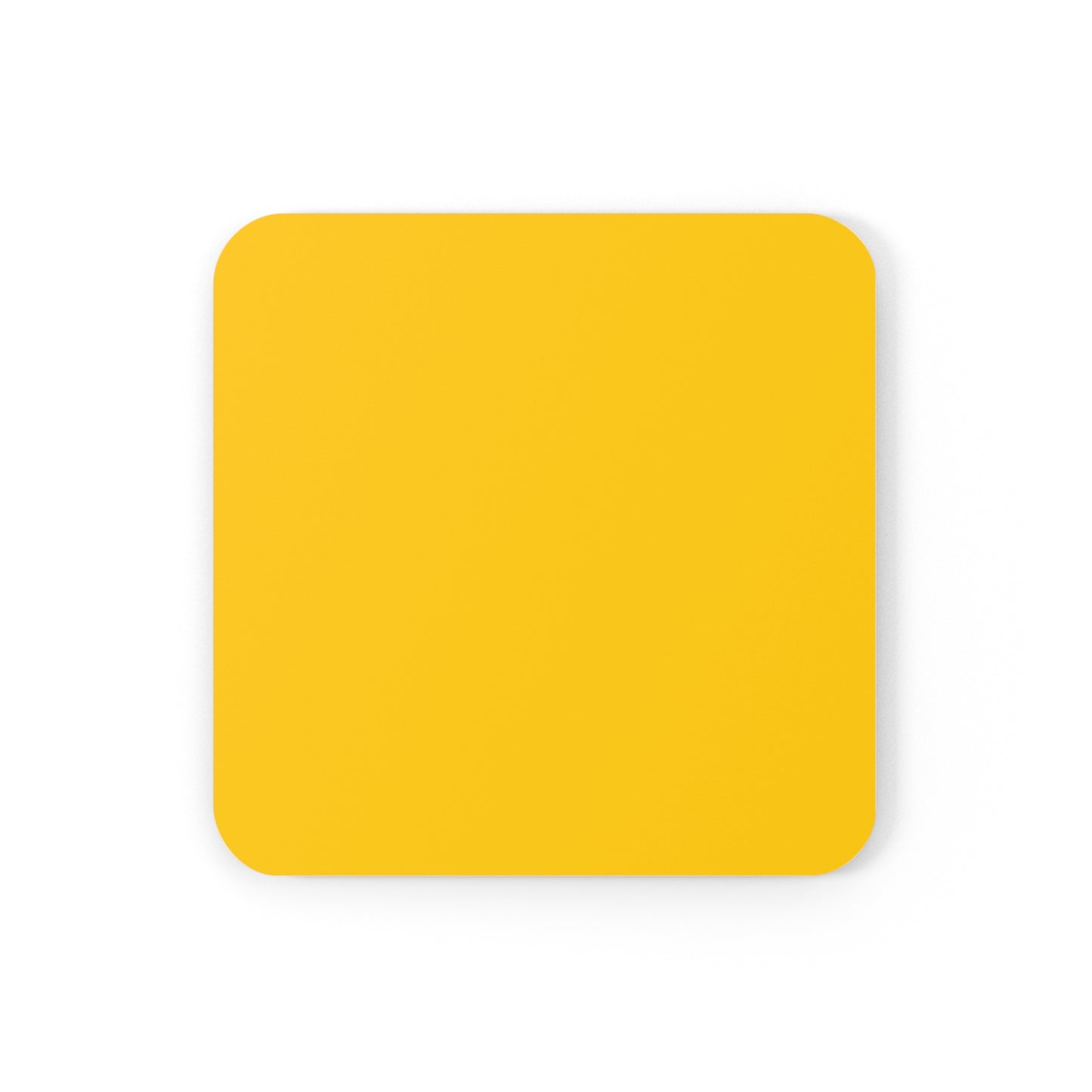 True Holiday Sun Kissed Yellow Solids Corkwood Coaster Set