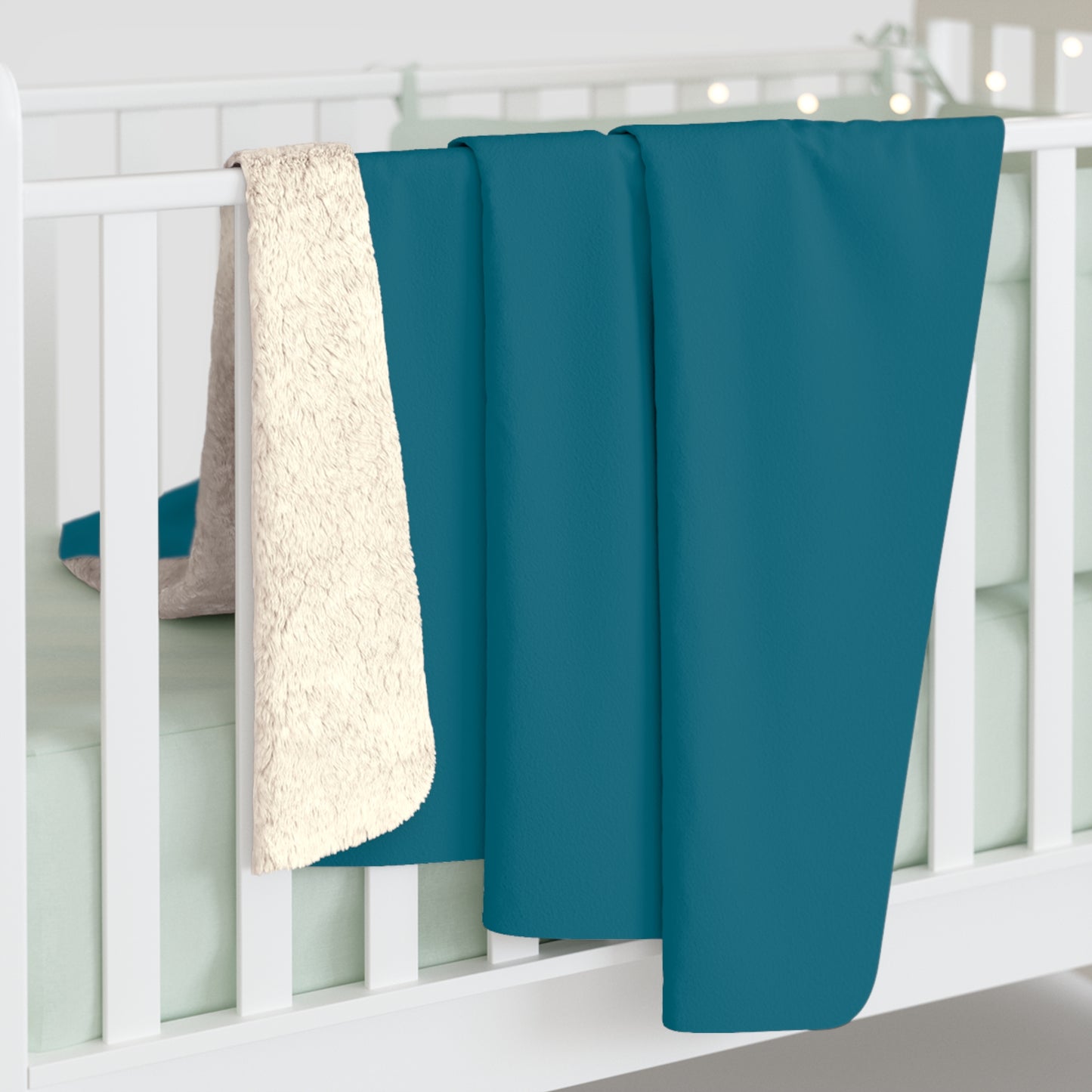 True Holiday Deep Ocean Blue Solids Throw Blanket