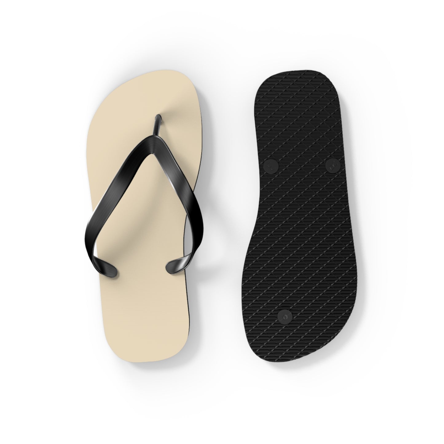 True Holiday Ivory Lustre Yellow Solids Flip Flops