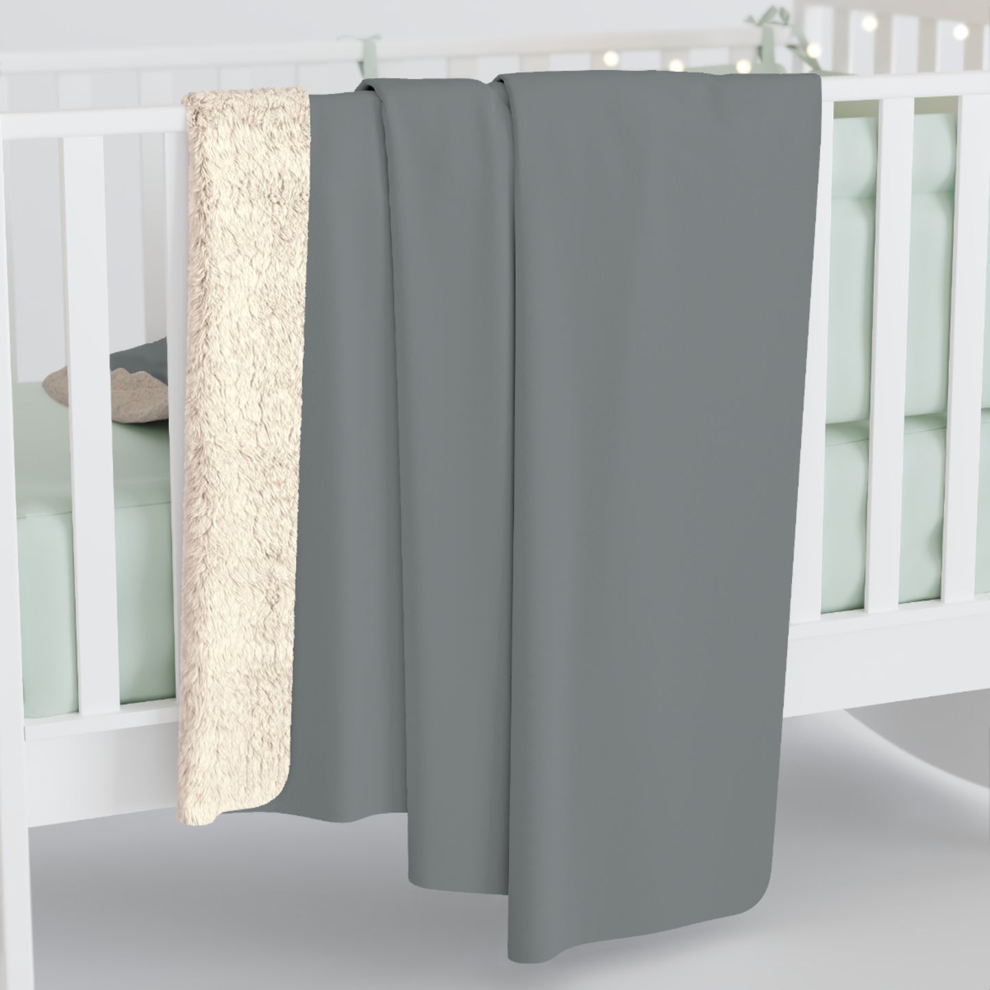 True Holiday Shaker Gray Gray Solids Throw Blanket