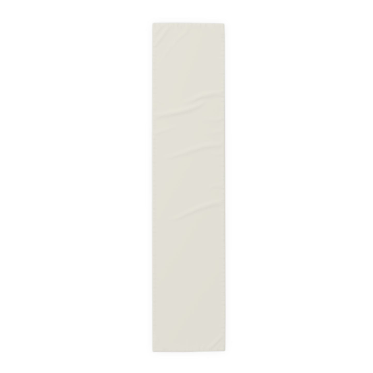 True Holiday Swiss Coffee White Solids Table Runner