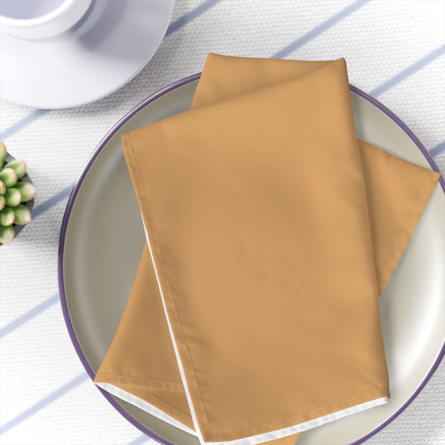 True Holiday Tiger Eye Yellow Solids Napkins