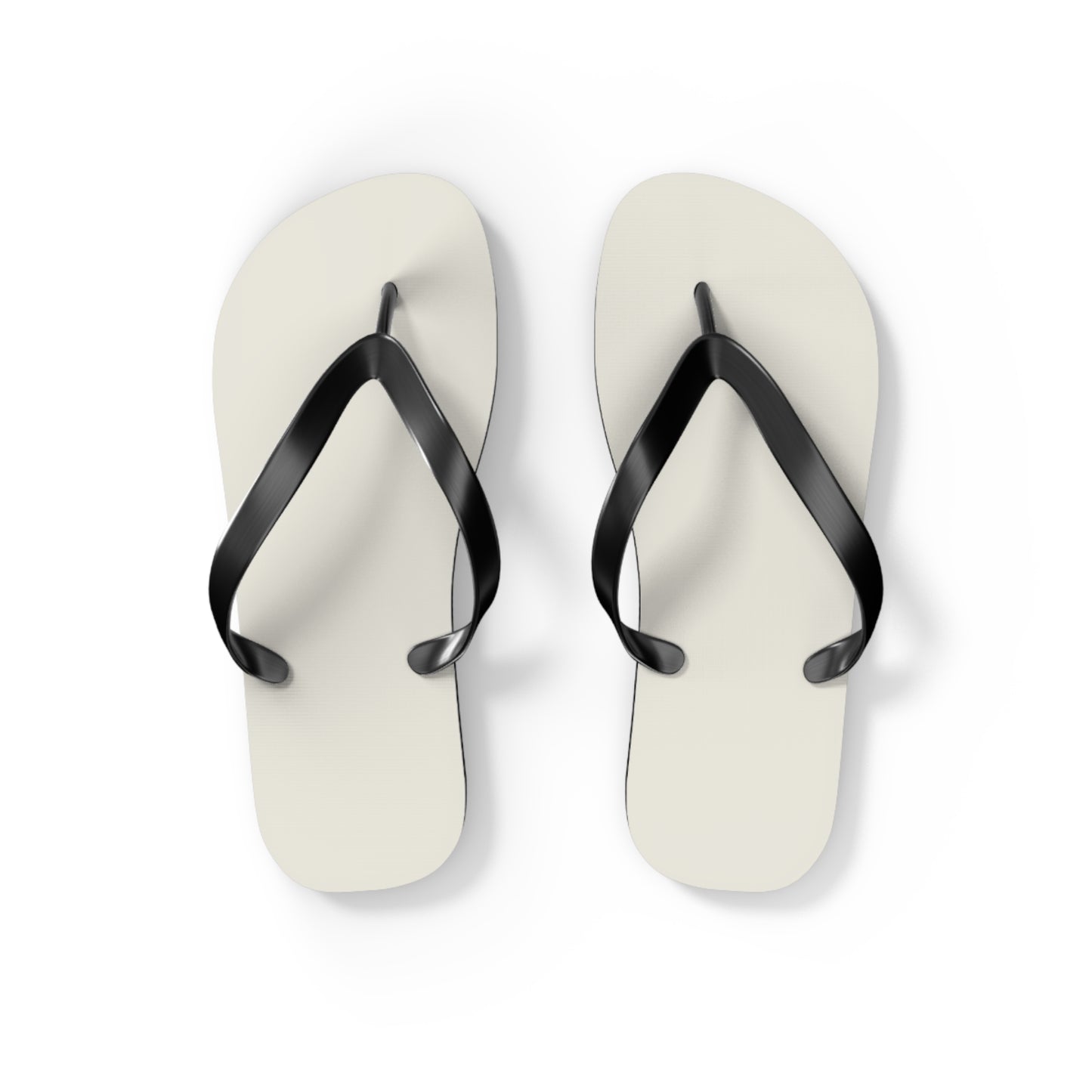 True Holiday Swiss Coffee White Solids Flip Flops