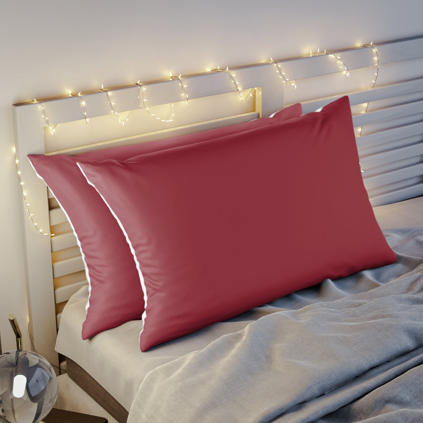 True Holiday Candy Cane Red Solids Pillow Sham